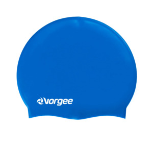 VORGEE FITNESS CLASSIC SILICONE SWIM CAP ROYAL BLUE