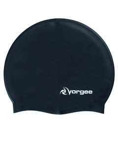 VORGEE SUPERFLEX BLACK SWIM CAP