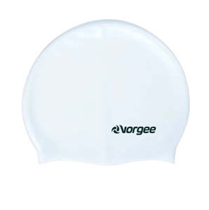 VORGEE SUPERFLEX  WHITE SWIM CAP