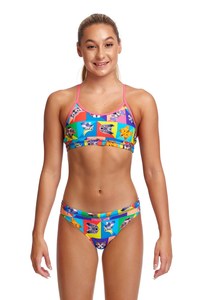 All Girls Swimwear: FUNKITA RACERBACK TWO PIECE - RAT PACK