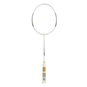 APACS Nano Blade 110 Badminton Racket (White Matte)