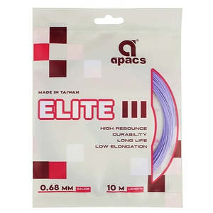 APACS Elite III Badminton String (0.68mm, 10m)
