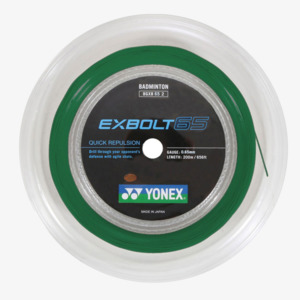 Strings: Yonex Exbolt 65 Badminton String