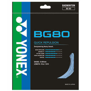 Strings: Yonex BG80 Badminton String