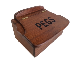 Products: Peg Box wood with lid - Swiss Wood Technician