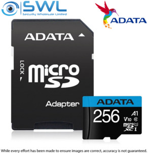 Products: ADATA Premier microSDXC Card: 256GB, Class 10 with Adapter SWL