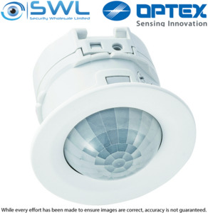Products: Optex AP-360B(C): Indoor 360° PIR Flush Mount - Up to 4.5m (H) x Ø6m SWL