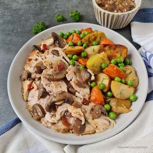 6 Meals: Sliced Chicken in Mushroom Sauce