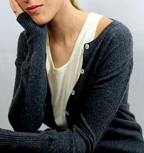 Products: Cashmere Cardigan - Swoon