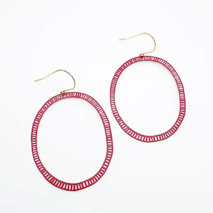 Products: Earring - Dash Oval - 2 colours - Swoon