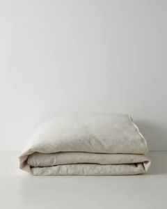 Products: Weave - Sova Linen Quilt Cover - Savanna - King - Swoon