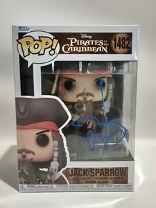Pirates of the Caribbean - Jack Sparrow (1482) AUTOGRAPHED