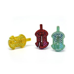 Violin Accessories: Viowiess Violin/Viola Mute Viol Shape