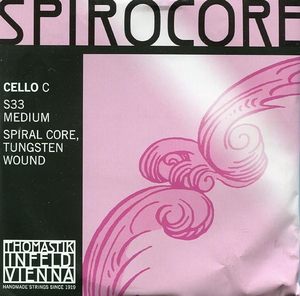 Cello Strings: Thomastik-Infeld Spirocore Cello Strings