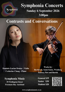 Symphonia Events: Symphonia Concerts 6 September