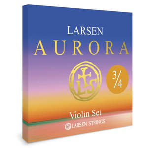 Violin Strings: Larsen Aurora Violin String Set – Fractional Sizes
