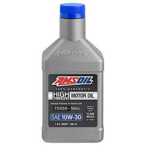 High Mileage 100% Synthetic Motor Oil SAE 10W-30
