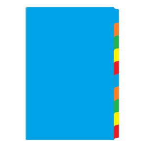 Products: A4 10 Multi-Coloured Divider Tabs