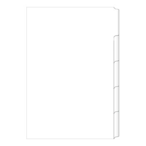 Products: A4 Laser Printable 5 Tab Dividers