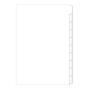 Products: A4 Laser Printable 10 Tab Dividers