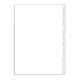 A4 A-Z Tab Printed Dividers