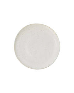 Ceramics: Pion Lunch Side Plate - Warm White Speckle