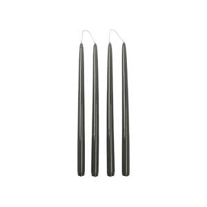 Products: Broste Taper Candles – Glossy Grape Leaf Green (Set of 4)
