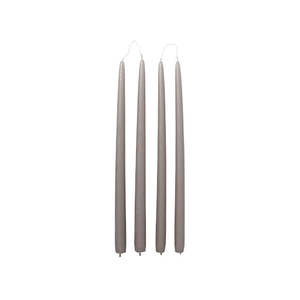 Broste Taper Candles – Linen (Set of 4)
