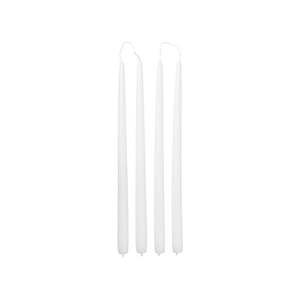 Products: Broste Taper Candles – Pure White (Set of 4)