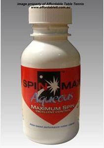 Products: SpinMax Aqueous 250Ml - Table Tennis Gear