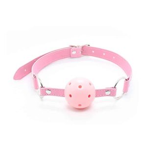 Products: Pink Ball Gag - Breathable - Tabu Adult Boutique
