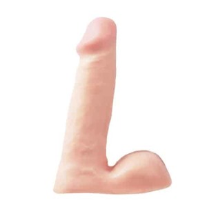 Six Inch Basix Flesh Dong - Tabu Adult Boutique