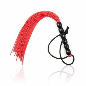 Mini Silicone Flogger - Red - Rated R - Tabu Adult Boutique