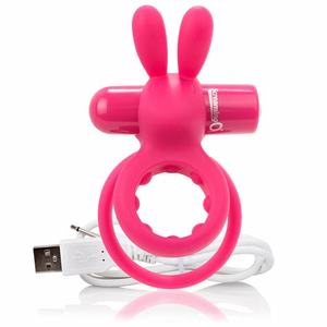 Ohare Charged Vibrating Silicone Cock Ring - Pink - Tabu Adult Boutique