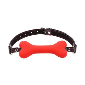 Red Bone Mouth Gag - Tabu Adult Boutique