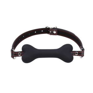 Black Bone Mouth Gag - Tabu Adult Boutique