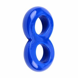 Duo Cock 8 Ball Ring - Blue - Tabu Adult Boutique