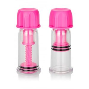 Vacuum Twist Nipple Suckers - Pink - Tabu Adult Boutique