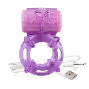 Big O Charged Cock Ring - Purple - Tabu Adult Boutique