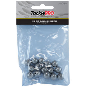TacklePro Ball Sinker 1/4oz – 15pc – TacklePRO NZ