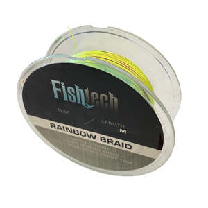 Products: Rainbow Braid 30lb x 150m