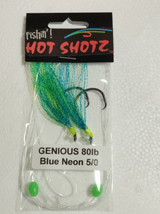 Products: Hot Shotz Snapper Flasher Blue Neon