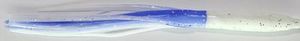 Needlefish Skirt with Lumo head - Blue/White (each) 10cm