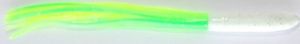 Needlefish Skirt with Lumo head - Green/Yellow (each) 10cm