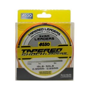 Products: ASSO Tapered Shockleaders - ORANGE - 5x15m - 15-50lb (SOLD OUT)