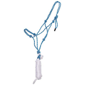 Products: Knotted Rope Halter with Lead tackshop.co.nz