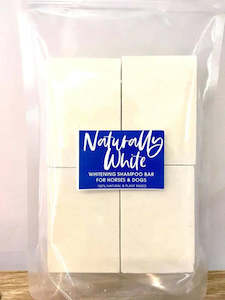 For The Dog: Bee Kind Naturally White - Bulk pack of 4 bars with FREE soap bag