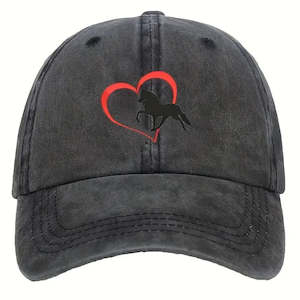 For The Rider 1: Ladies Cap - Horse in Heart
