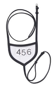 For The Rider 1: Cavallino Show Leather Number Holder
