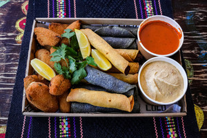 Products: Jalapeno Poppers with Tacos Dorados (Feeds 10 people) Taco Loco